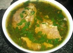 Lạ miệng canh cua rau dâm bụt