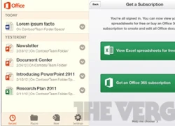 Lộ diện Office cho iOS từ chính Microsoft