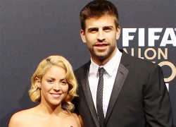 Pique và Shakira đùa với đứa con sắp sinh