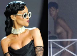 Rihanna hớ hênh nude ở ban công