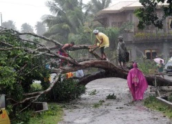 Siêu bão Bopha đổ bộ vào Philippines