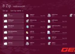 Thủ thuật giải nén trên Windows 8 với ứng dụng 8 Zip
