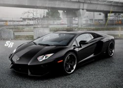 'Tròn mắt' với siêu phẩm Lamborghini Aventador đen