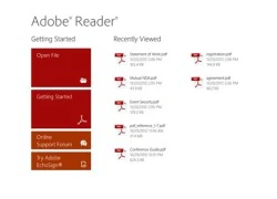 Ứng dụng Adobe Reader cho Windows 8