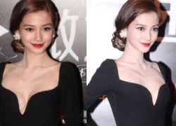 Angelababy mải khoe ngực, lộ mặt lấm lem