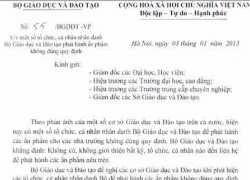 Cảnh báo khẩn về tình trạng giả danh Bộ GD