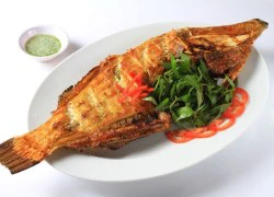 [Chế biến] - Cá da bò nướng chấm muối ớt xanh