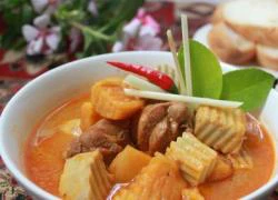 [Chế biến] - Cà ri gà kiểu Thái