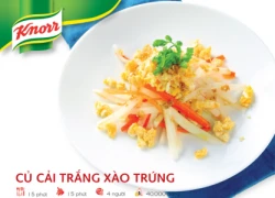 [Chế biến] - Củ cải trắng xào trứng