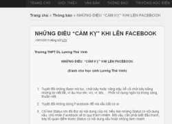 "Con trẻ không ngoan, không phải vì Facebook"