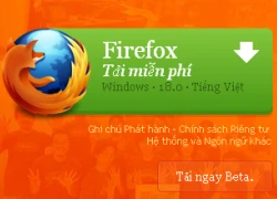 Firefox 18 ra mắt: Nhiều cải tiến đáng giá