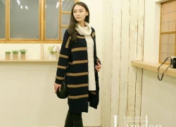 Giữ ấm cơ thể mùa đông với Oversized cardigan