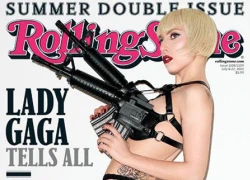 Lady Gaga bị chỉ trích là rác rưởi khi mặc áo ngực gắn súng