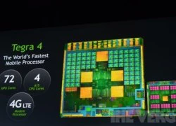 Nvidia trình làng chip lõi tứ Tegra 4 tại CES 2013