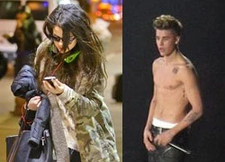 Sau tin đồn chia tay, Justin lộ ảnh 'trác táng', Selena buồn thiu