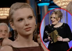 Taylor Swift cười khẩy khi Adele nhận giải Quả Cầu Vàng