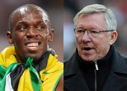 Usain Bolt mời Sir Alex ăn đồ "rẻ tiền"