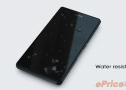 Xperia Z 'khoe' dáng mỏng và khả năng chống nước