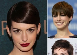 Anne Hathaway sáng tạo 10 kiểu tóc pixie