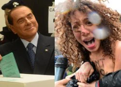 Biểu tình ngực trần trước mắt Berlusconi