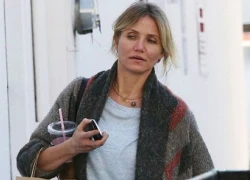 Cameron Diaz mang mặt &#8216;ngái ngủ&#8217; ra phố