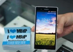 Cận cảnh &#8216;dế&#8217; Sony Xperia Z siêu bền