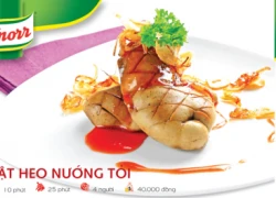 [Chế biến] - Cật heo nướng tỏi