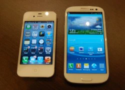 Chỉ cần iPhone 4S là đủ 'bóp mũi' Samsung Galaxy S III