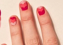 Độc đáo với 2 kiểu nail lồng màu