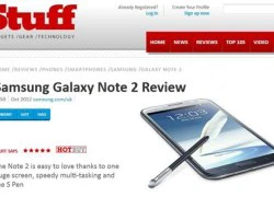 Galaxy Note II - thiết bị di động ấn tượng nhất 2012