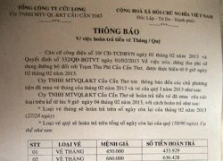 Hoàn trả phí qua cầu Cần Thơ cho người mua vé dài hạn