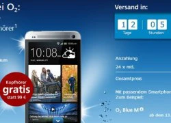 HTC One được niêm yết giá hơn 18 triệu đồng ở Đức