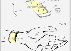 iWatch màn hình dẻo xuất hiện trong bằng sáng chế của Apple