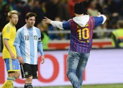 Messi lại bị fan cuồng "tấn công"