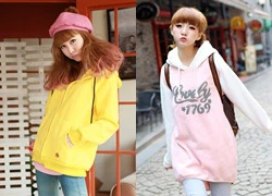 Năng động cùng áo hoodie ấm áp