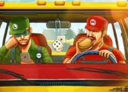 Những bức vẽ độc đáo về Grand Theft... Mario