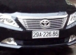 Sẽ kỷ luật đội phó CSGT đi Camry biển giả