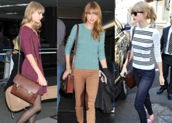 Taylor Swift mix nhiều kiểu với túi đeo xinh xắn