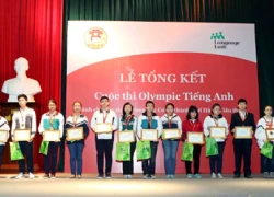 Trao giải cuộc thi Olympic tiếng Anh THCS lần thứ 3