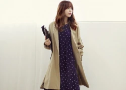 Trench coat và váy liền - bộ đôi hoàn hảo cho dịp Tết