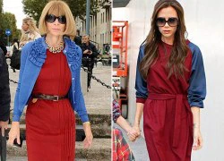 Victoria Beckham 'đạo' phong cách Anna Wintour