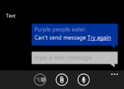 Windows Phone 8 gặp lỗi nhắn tin
