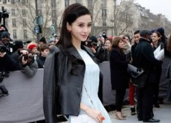 Angelababy điệu đà xem thời trang ở Paris