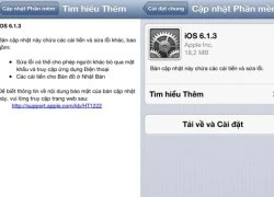 Apple ra bản cập nhật iOS 6.1.3 sửa lỗi màn hình khóa