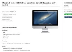 Apple ra iMac siêu mỏng dành cho học sinh, sinh viên