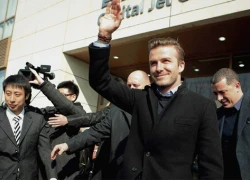 Becks mặc vest đá bóng