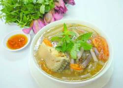 Canh súng nêm tương hột, đậu phộng