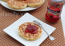 [Chế biến] - Bánh Crumpet kiểu Anh