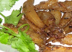 [Chế biến] - Cá cơm khô rang chua ngọt