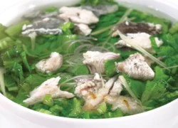 [Chế biến] - Canh cá rô nấu cải bẹ xanh